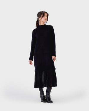 Winter Sweet Dress in Black