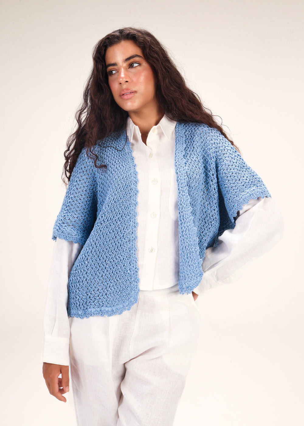 Sunny Day Cardigan in Blue