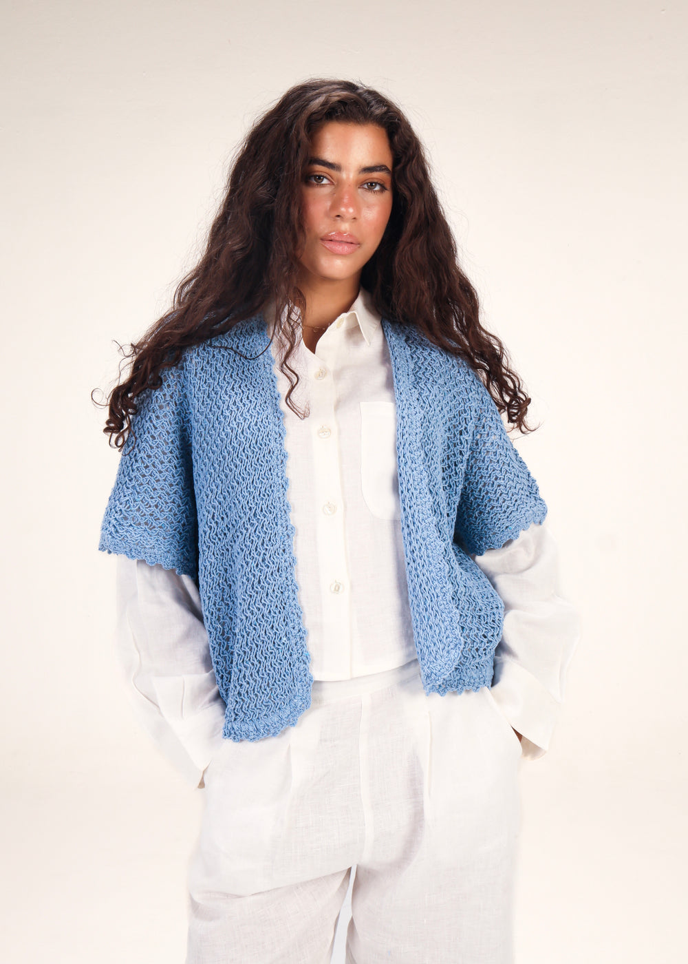 Sunny Day Cardigan in Blue
