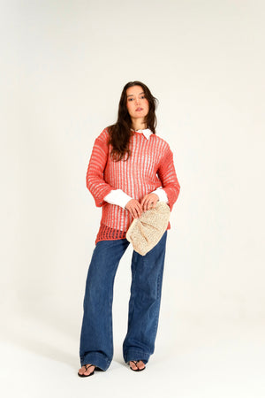 Island Dream jumper in Brick
