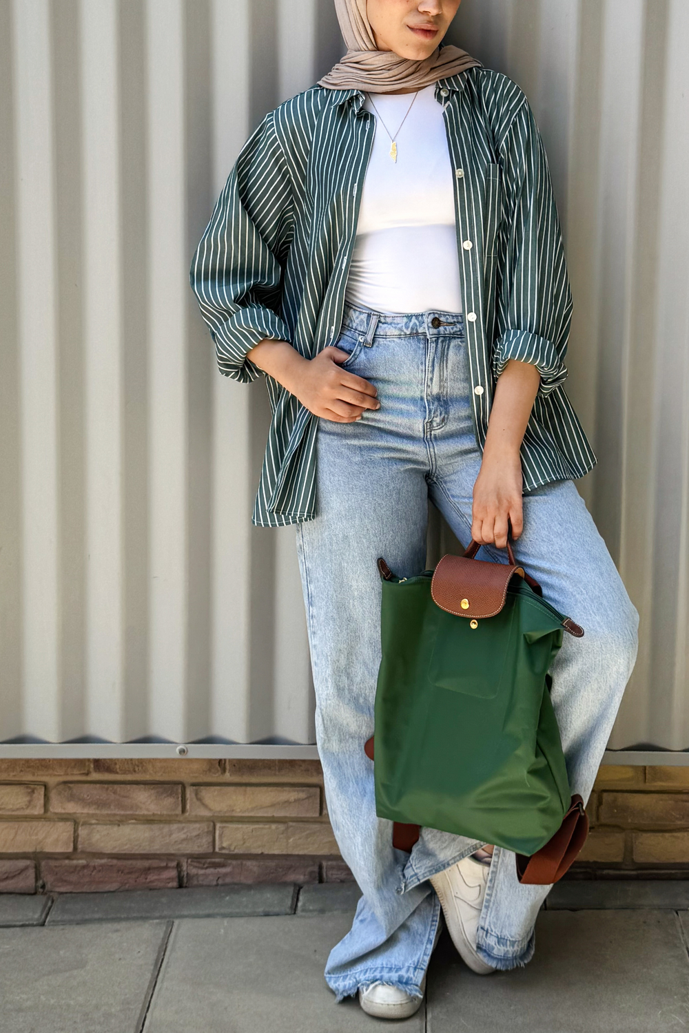 Candy Stripe Shirt in Green