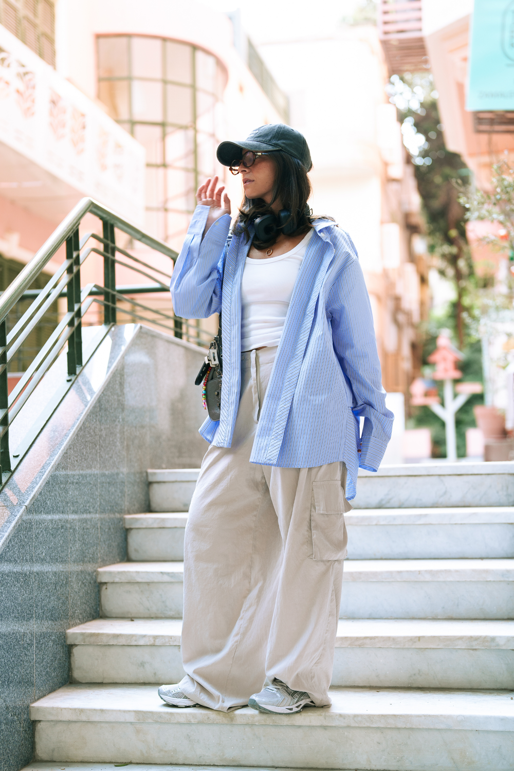 Oxford with a Twist in Blue