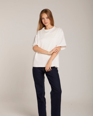 Oversized Tee in Off White