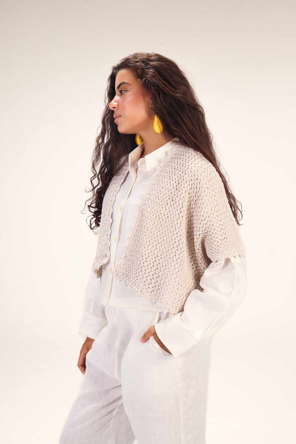Sunny Day Cardigan in Beige