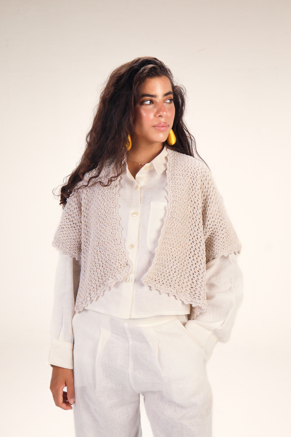 Sunny Day Cardigan in Beige