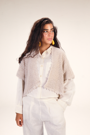 Sunny Day Cardigan in Beige