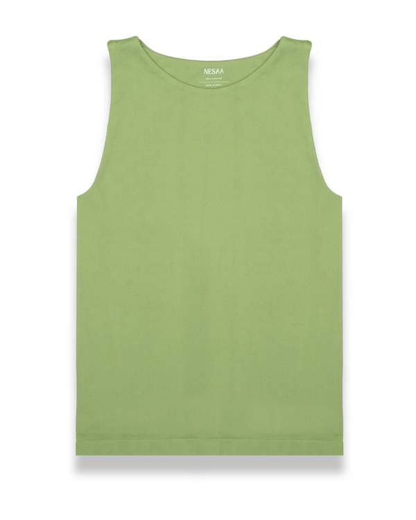 Soft Scoop Basic Top in Green