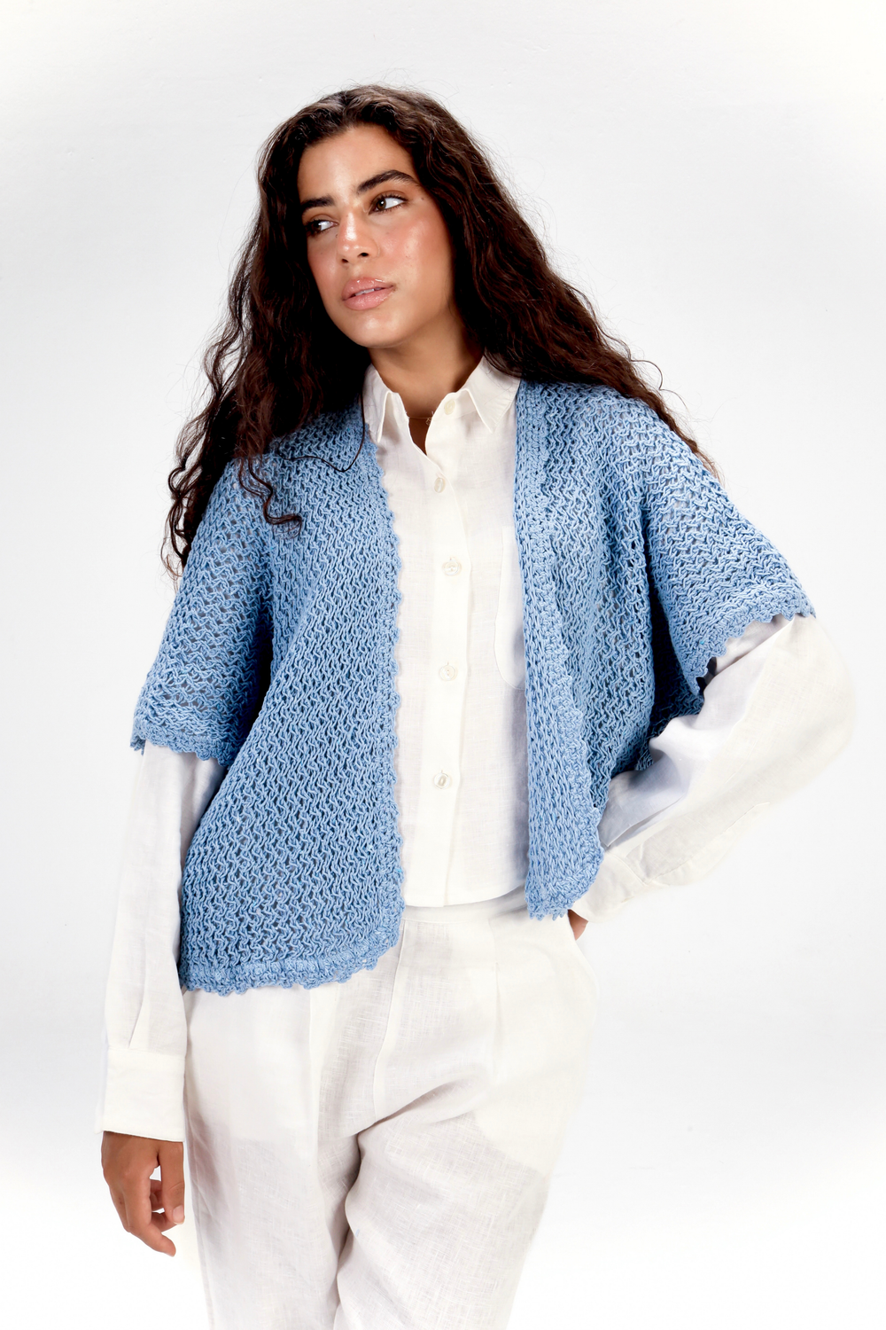 Sunny Day Cardigan in Blue