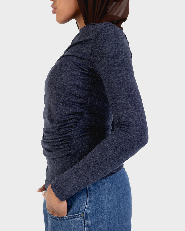 Hot Glam Top in Navy