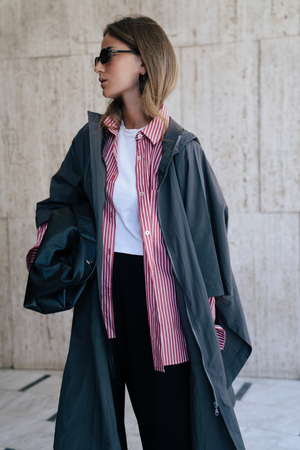 Explorer Waterproof Coat in Dark Grey