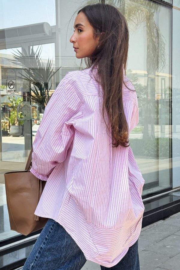 Oxford with a Twist in Pink
