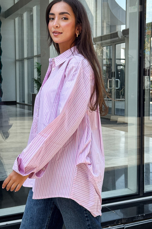 Oxford with a Twist in Pink