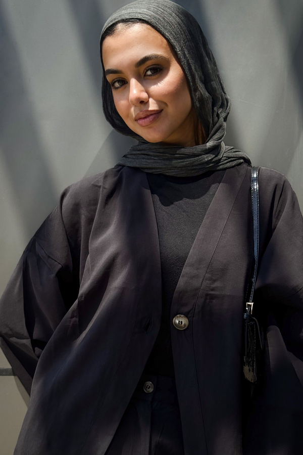 Solo-Button Set in Black