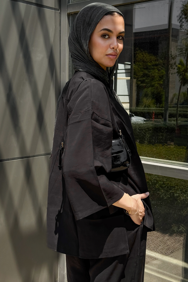 Solo-Button Set in Black