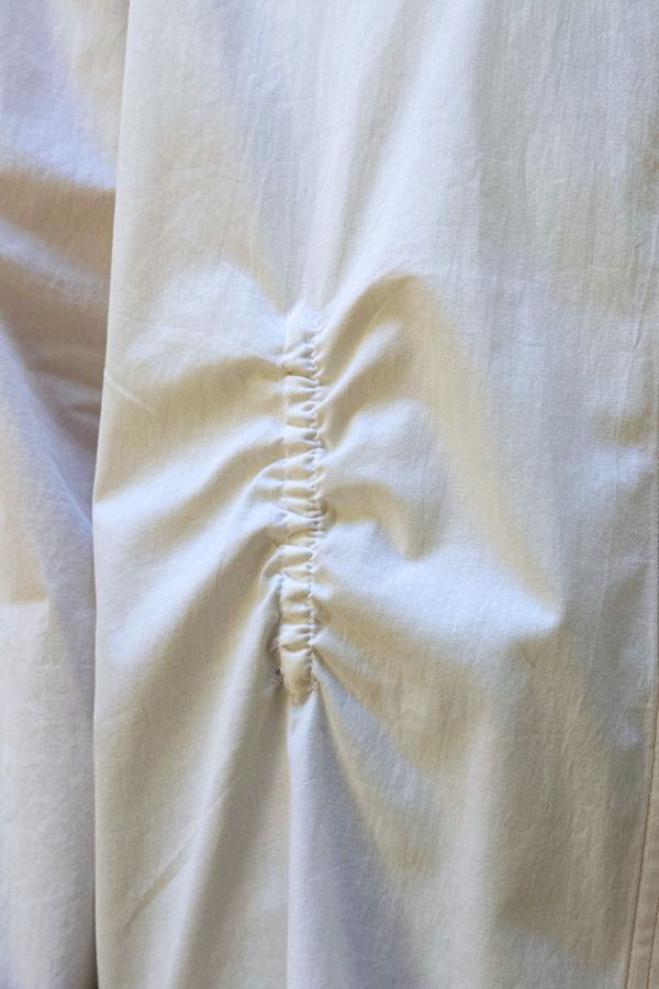 Two-Toned Ruched Shirt