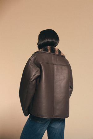 Starlight Leather Jacket in Brown