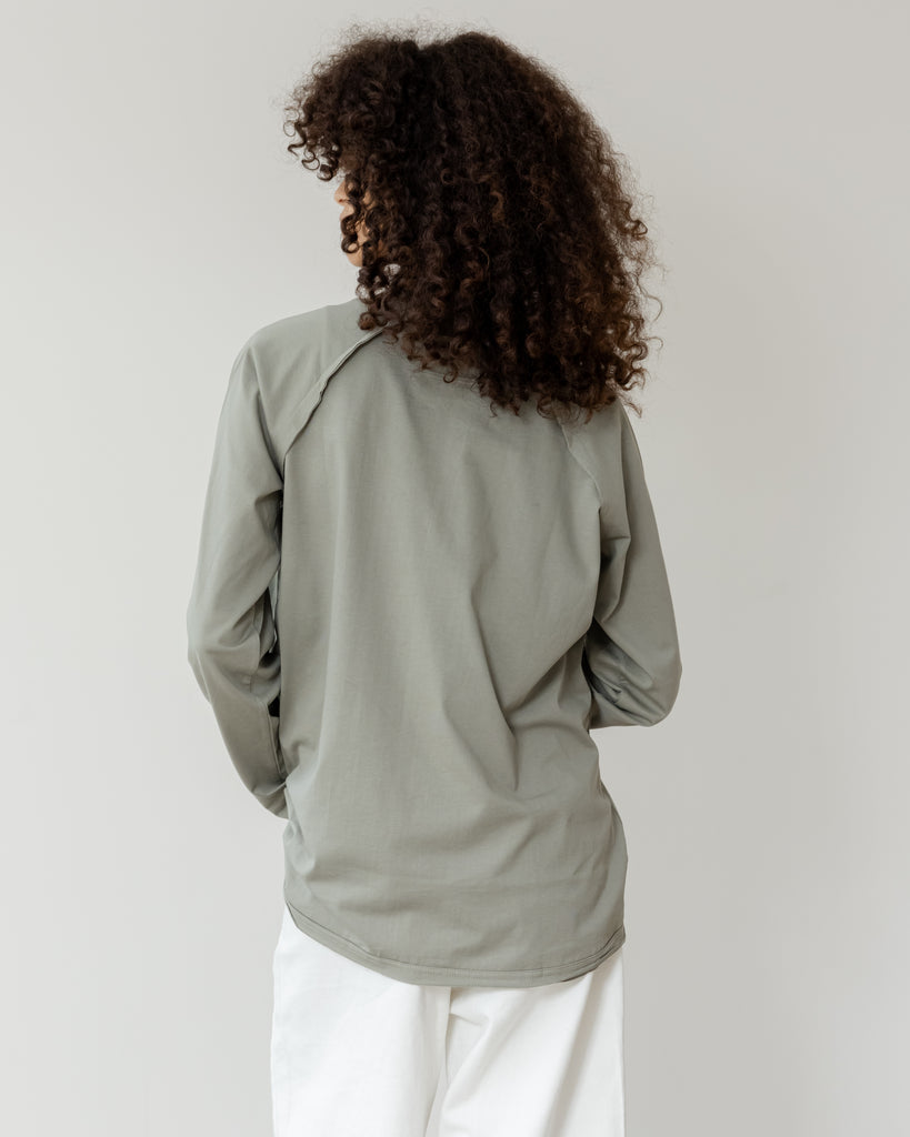 Long Sleeve Crew in Olive