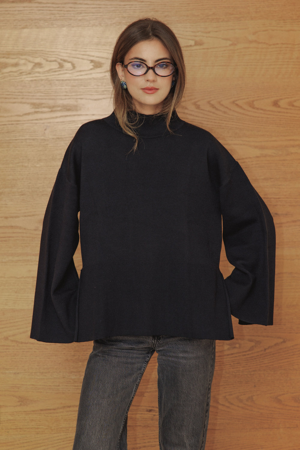 Oversized Sweater in Black