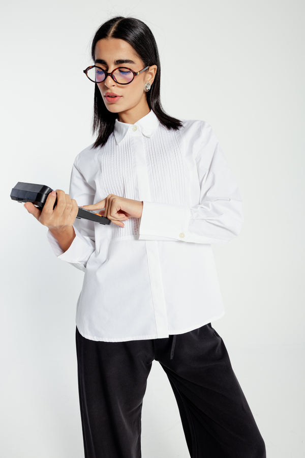 Piano Pleats Shirt