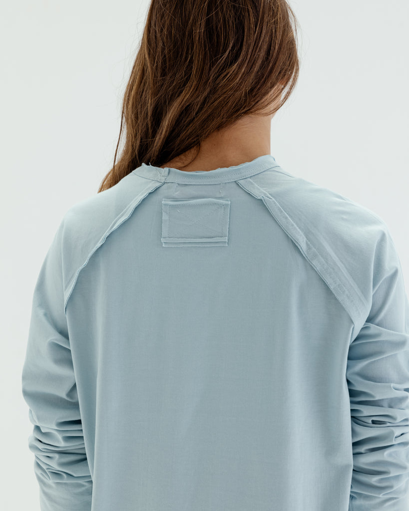 Long Sleeve Crew in Mint