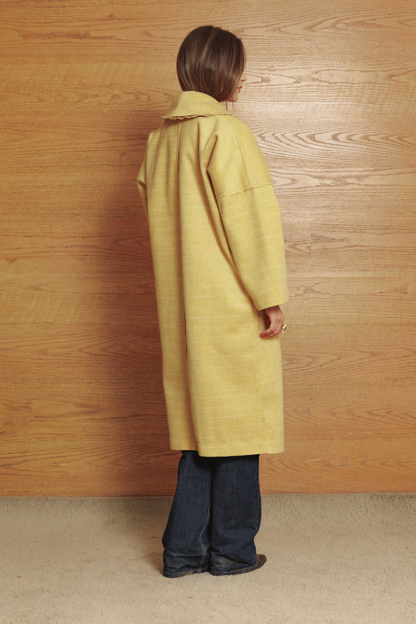 Mustard Wool Coat