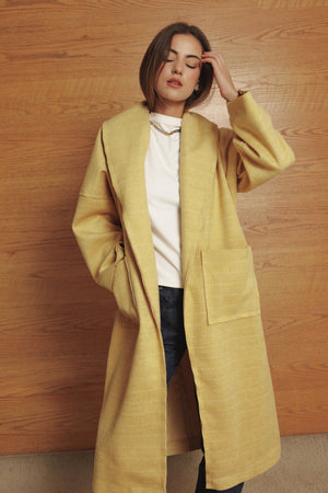 Mustard Wool Coat