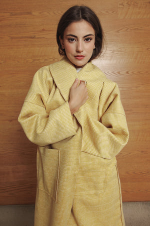Mustard Wool Coat