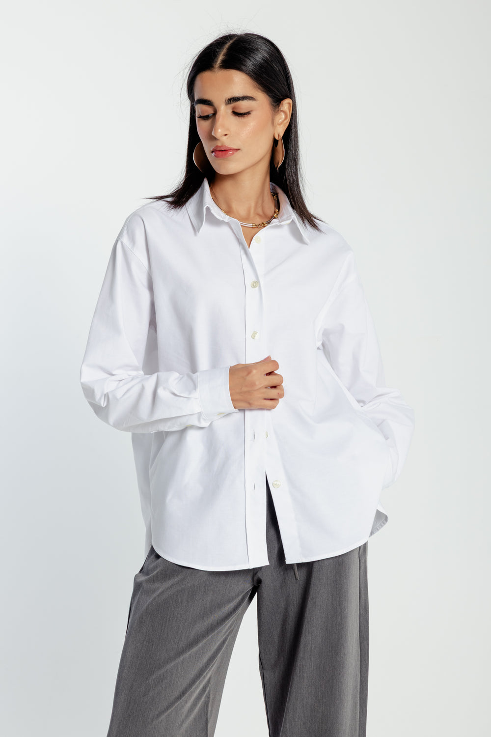 Classic Oxford Shirt in White