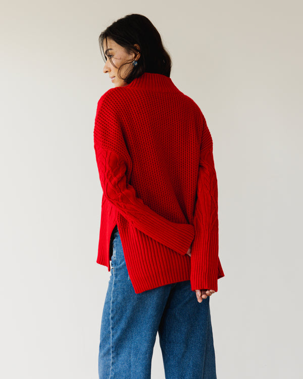 Cherry On Top Sweater in Red