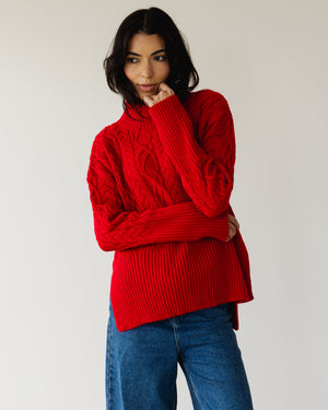 Cherry On Top Sweater in Red