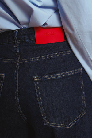 Wide Leg Denim Pants