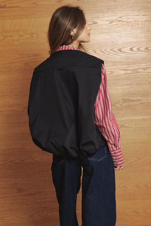Balloon Vest in Black
