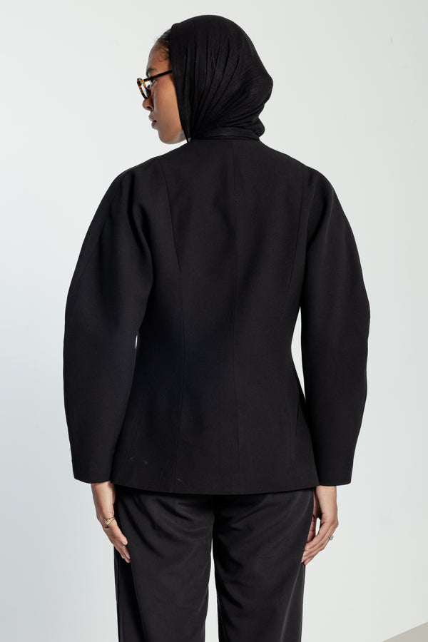Sculpt Blazer in Black