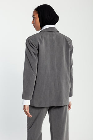 Oversized Blazer in Grey
