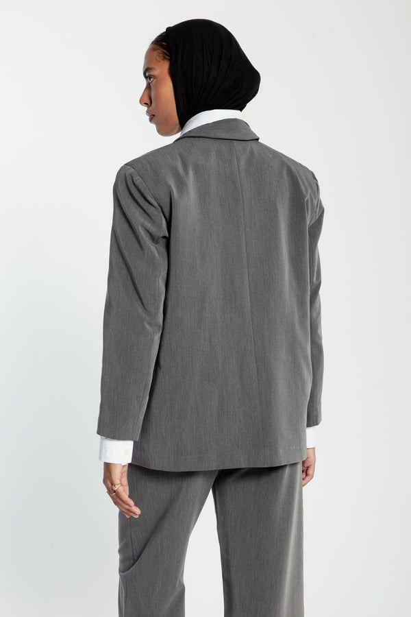 Oversized Blazer in Grey
