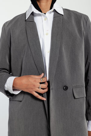 Oversized Blazer in Grey