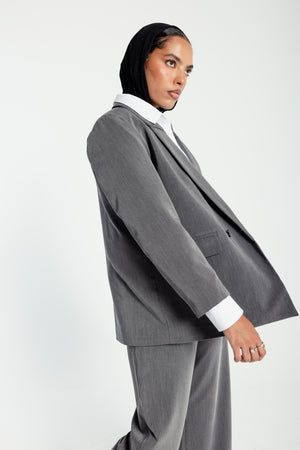 Oversized Blazer in Grey