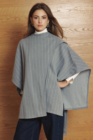 Asymmetric Cape in Grey