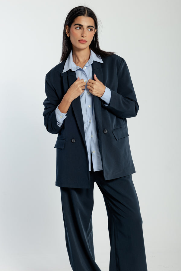 Oversized Blazer in Navy