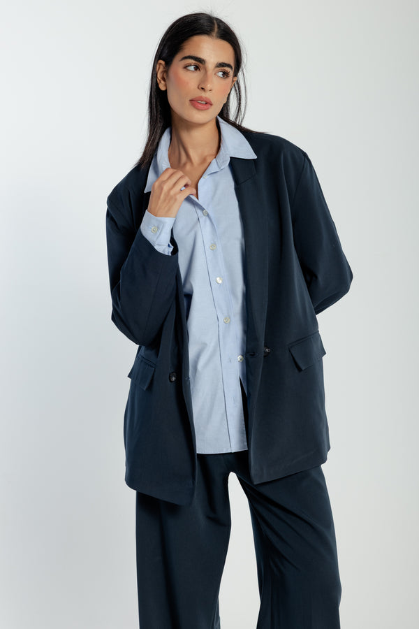 Oversized Blazer in Navy