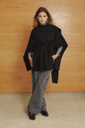 Asymmetric Cape in Black