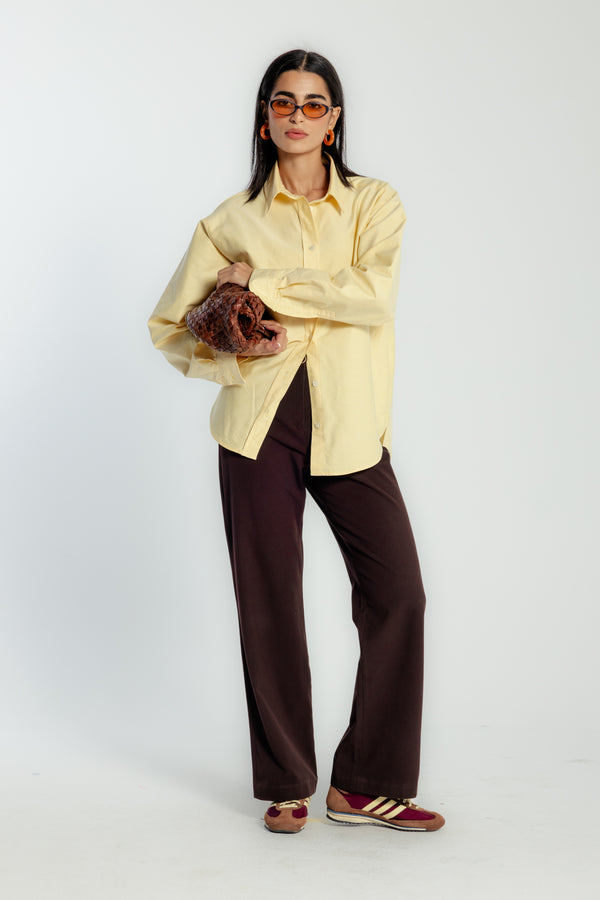 Classic Oxford Shirt in Yellow