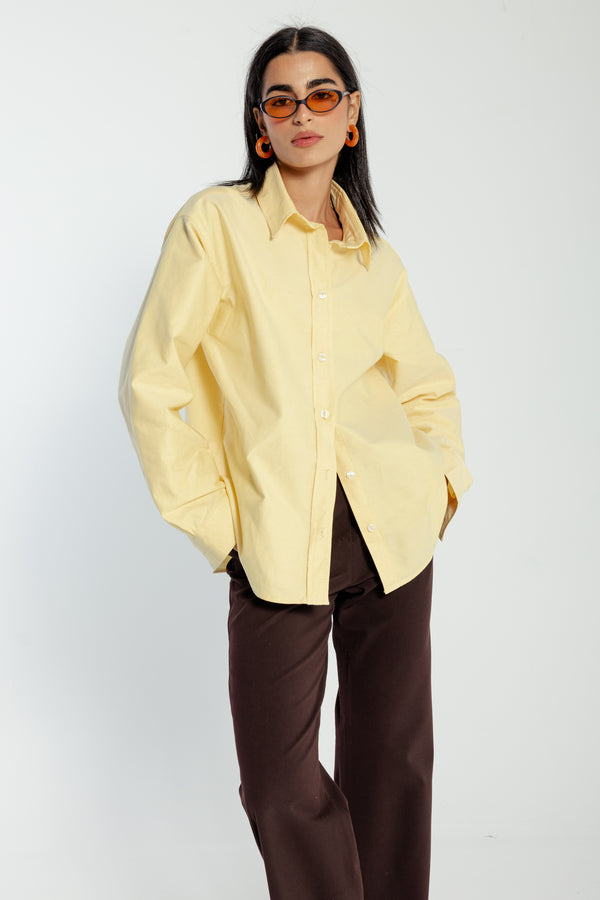 Classic Oxford Shirt in Yellow