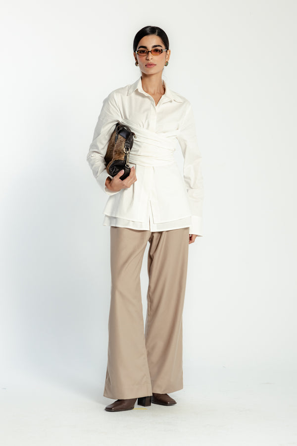 Cinched Waist Shirt