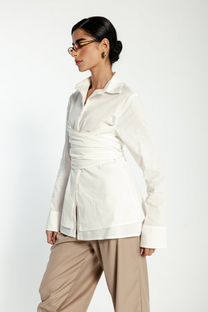 Cinched Waist Shirt