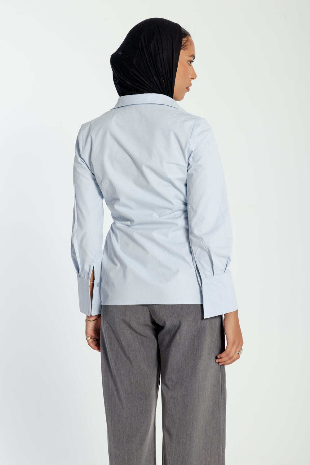 Crossover Shirt in Blue