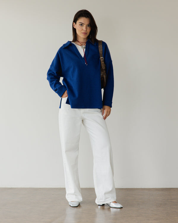 Hustler Jumper in Navy