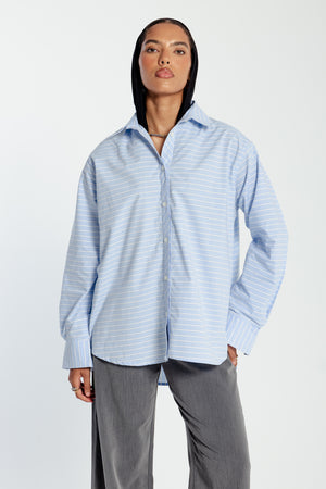Stripes Blue Shirt