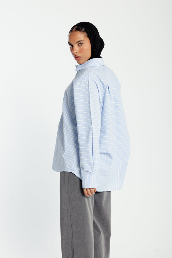 Stripes Blue Shirt