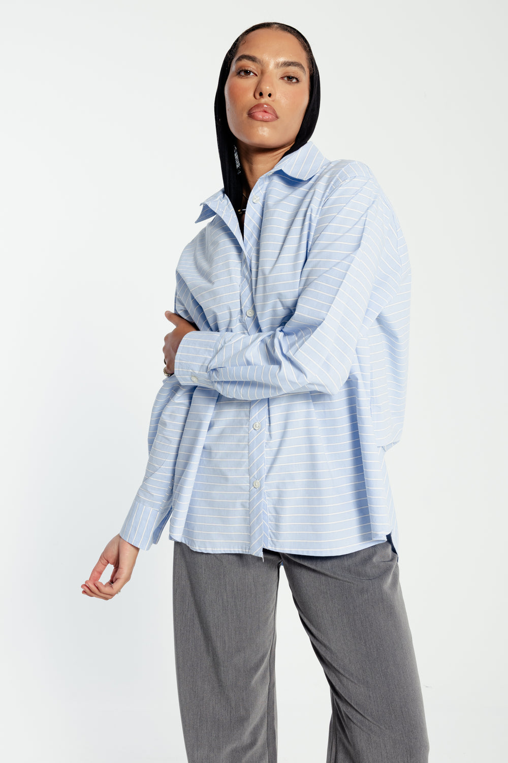 Stripes Blue Shirt